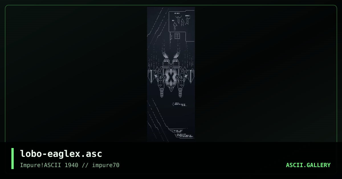 lobo-eaglex.asc, by spitoufs, 2018