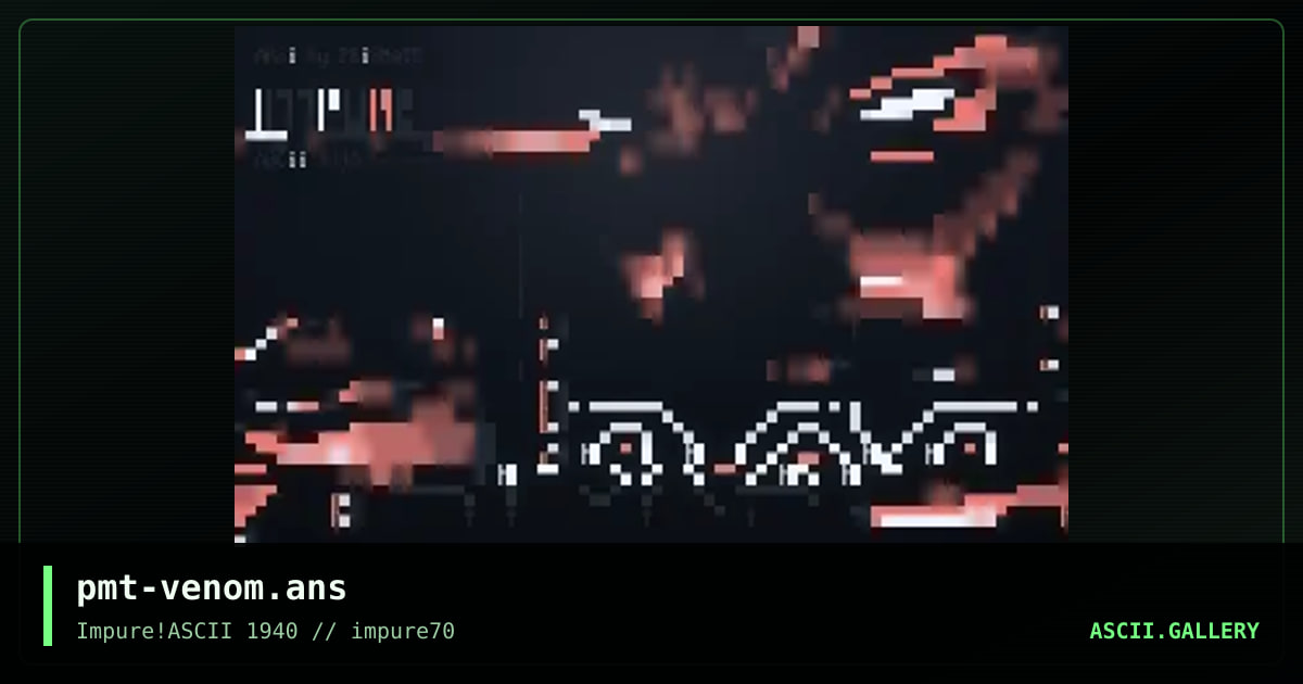 pmt-venom.ans, by prismate, 2018