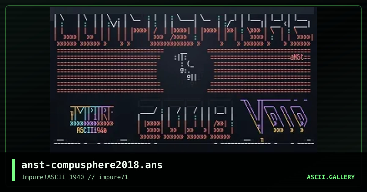 anst-compusphere2018.ans, by anachronist, 2018