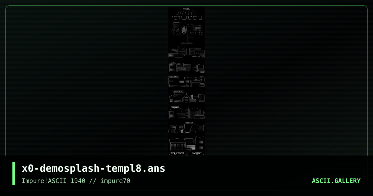 demosplash results templ8, by xer0, 2018