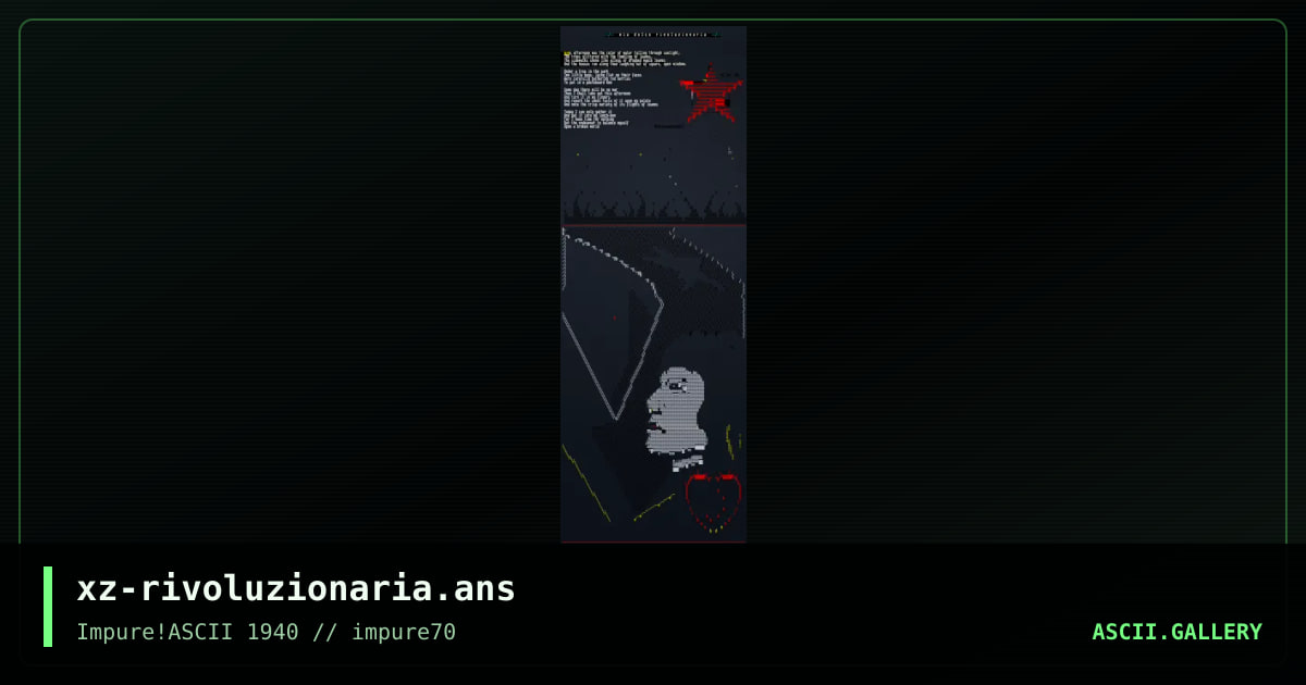 xz-rivoluzionaria.ans, by hellbeard, 2018