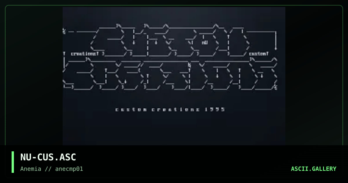 Custom Creations, by nuremberg, 1995