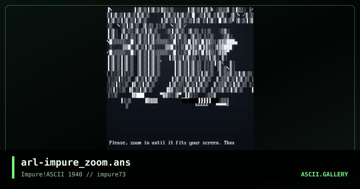 arl-impure_zoom.ans, by arlequin, 2019