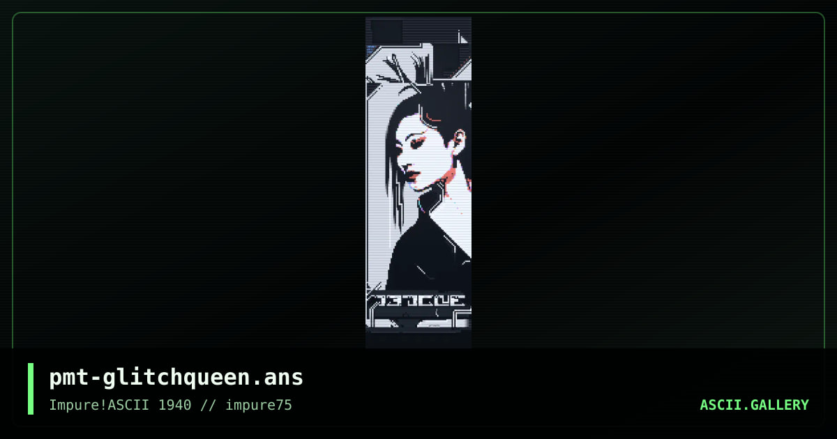 glitchqueen, by prismate, 2019