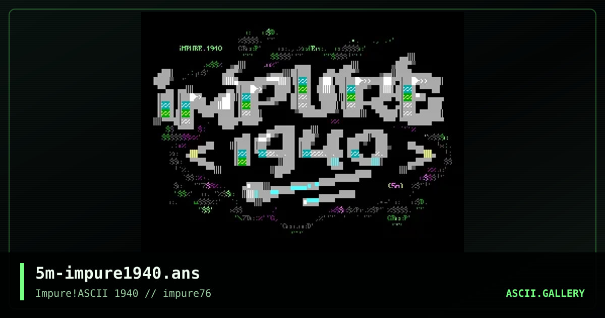 5m-impure1940.ans, by smooth, 2020