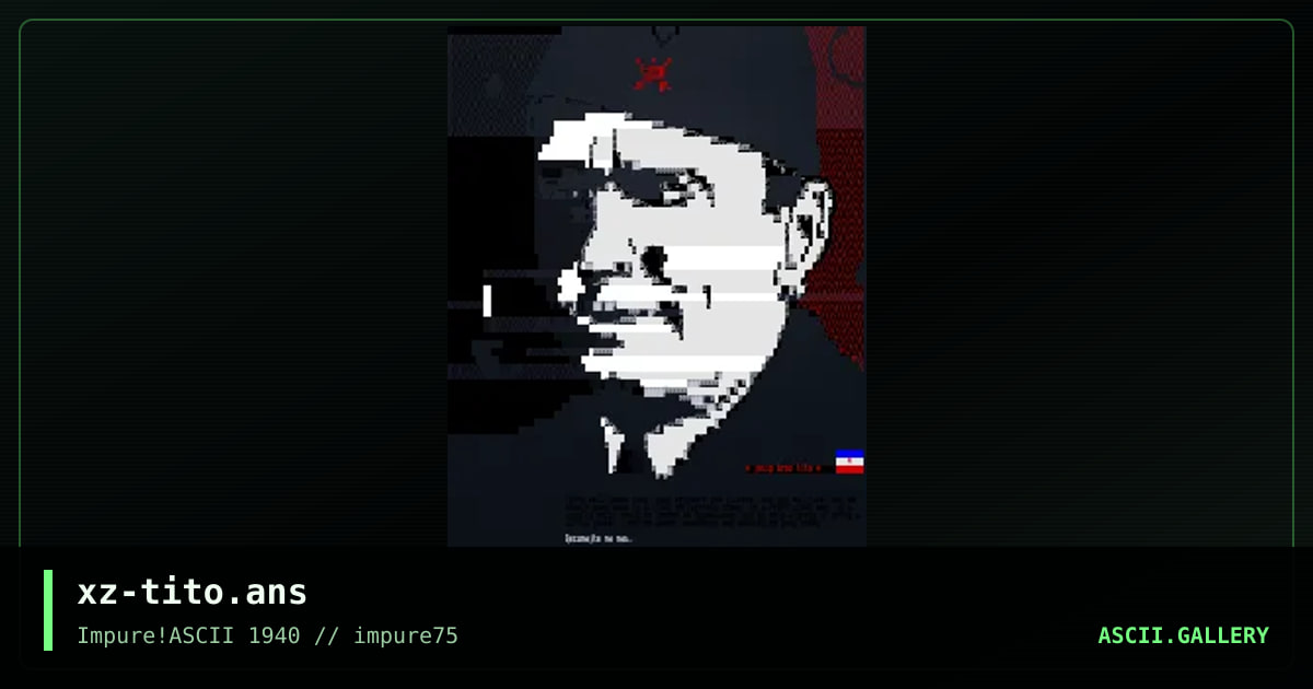 xz-tito.ans, by hellbeard, 2019