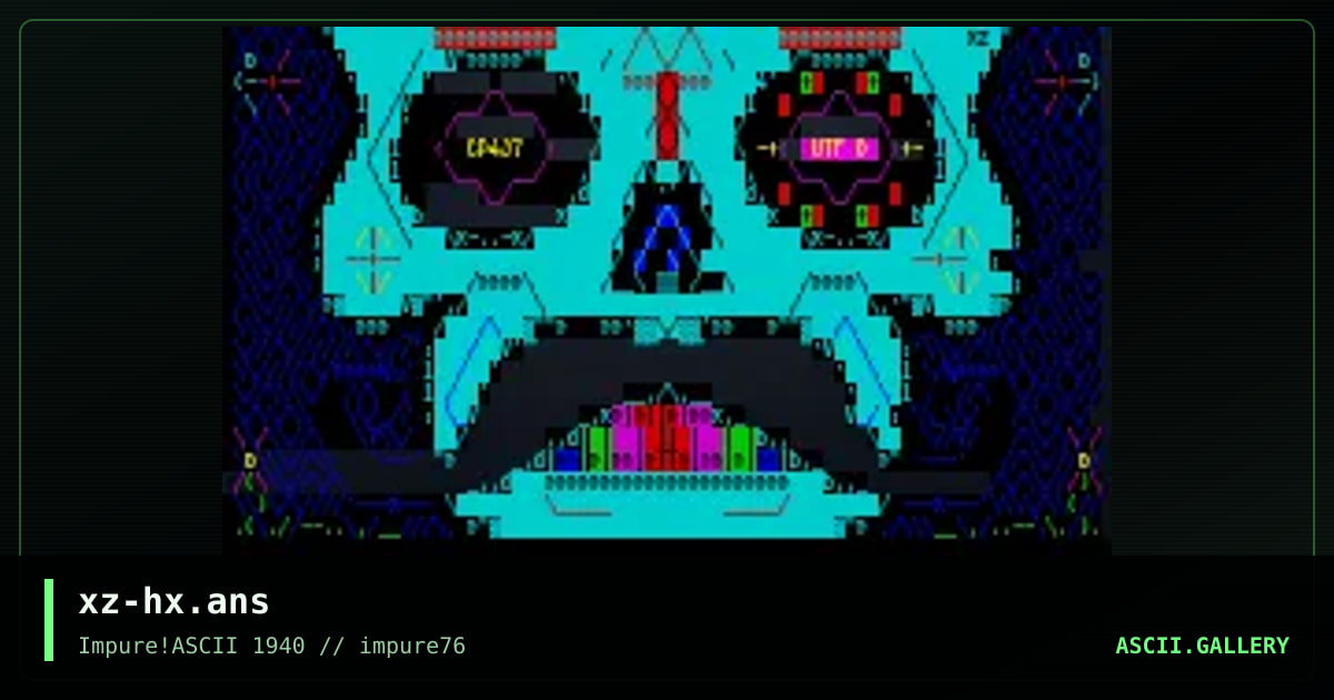 xz-hx.ans, by hellbeard, 2020