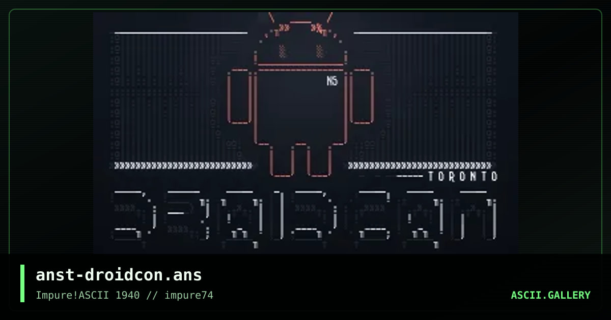 Droidcon, by anachronist, 2019