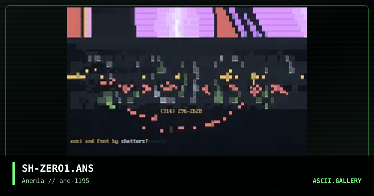 Zero Hour Pic #1, by shatters, 1995