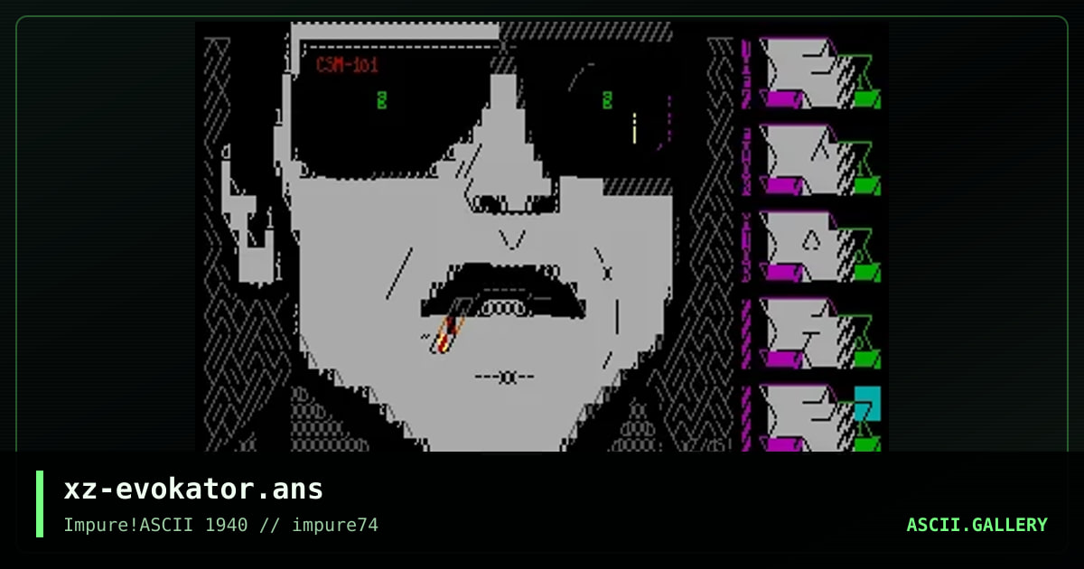 xz-evokator.ans, by hellbeard, 2019