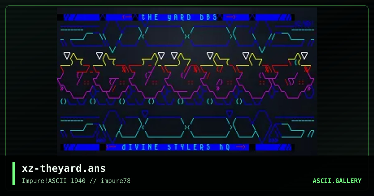 xz-theyard.ans, by hellbeard, 2020