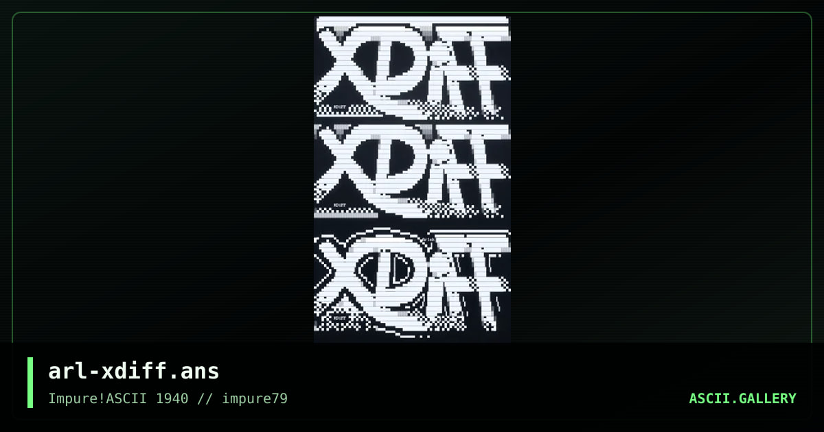 arl-xdiff.ans, by arlequin, 2021