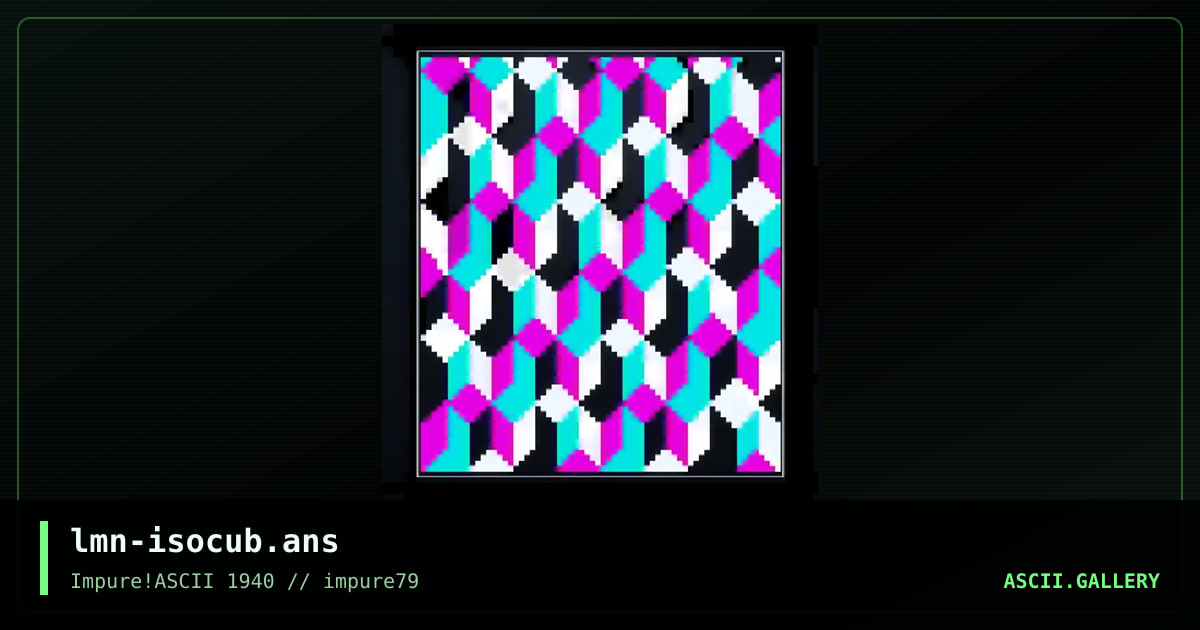 lmn-isocub.ans, by lavaramano, 2021