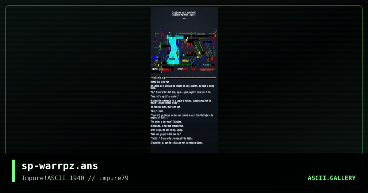 warpus, by spinsane, 2021