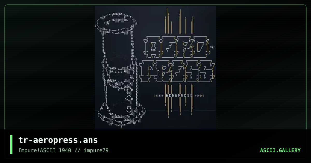 AeroPress, by threaz, 2021