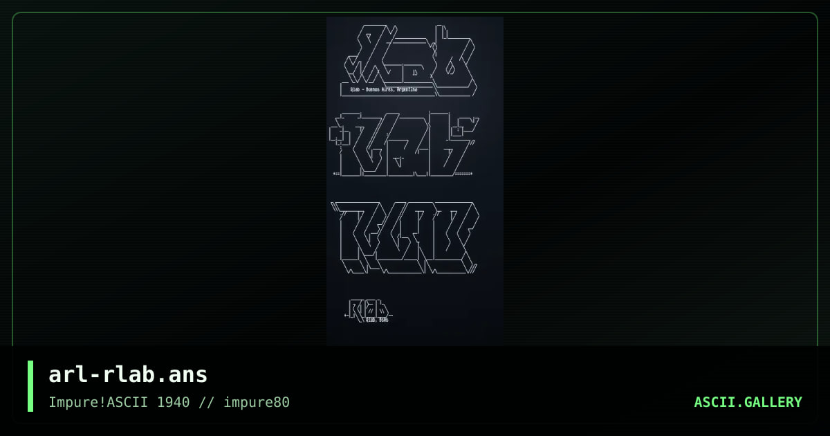 arl-rlab.ans, by arlequin, 2021