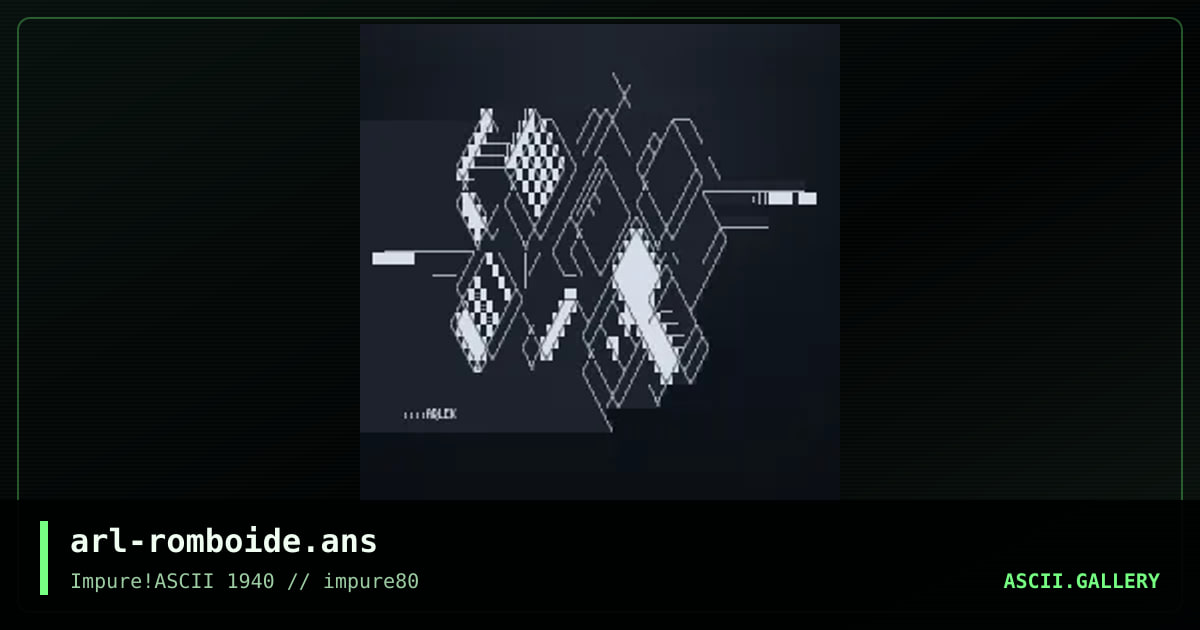 arl-romboide.ans, by arlequin, 2021