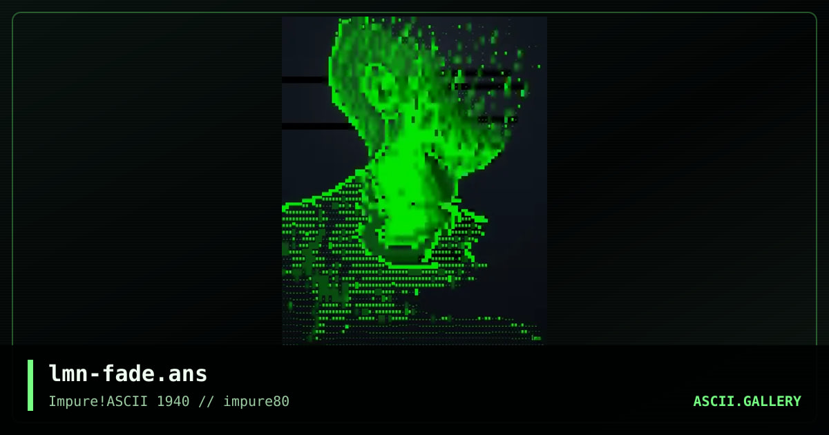 fade, by lavaramano, 2021