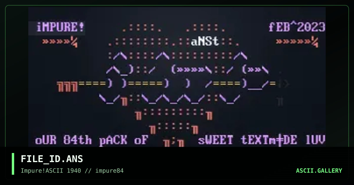 FILE_ID.ANS, by anachronist, 2023