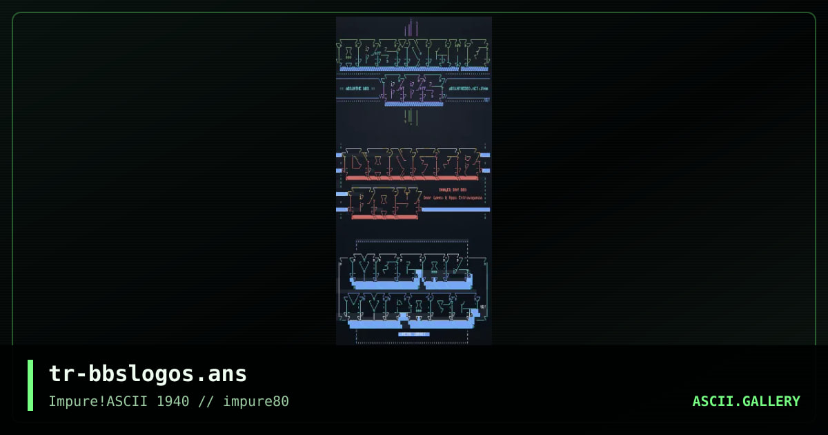 bbs logos, by threaz, 2021