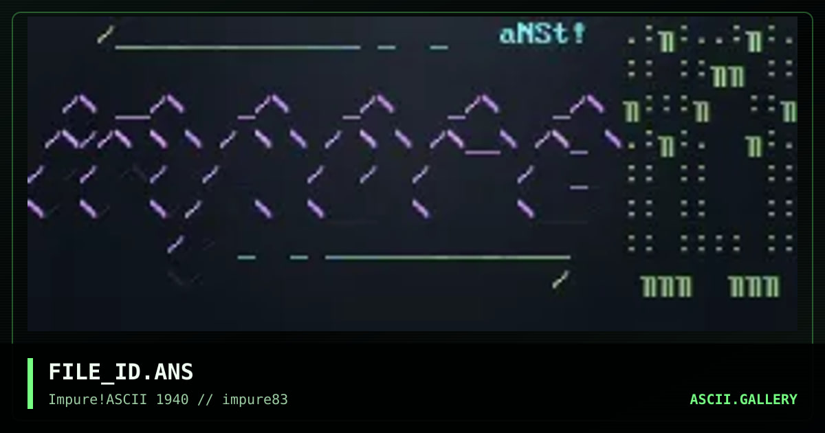 FILE_ID.ANS, by anachronist, 2022