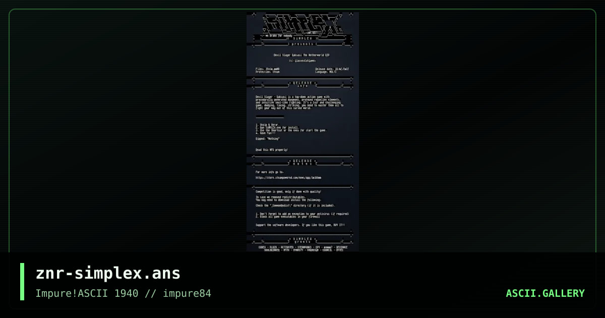 znr-simplex.ans, by zaner, 2023
