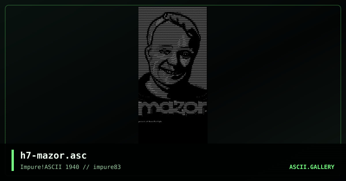 h7-mazor.asc, by h7, 2022
