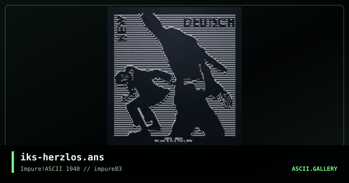 herzlos, by iks, 2022