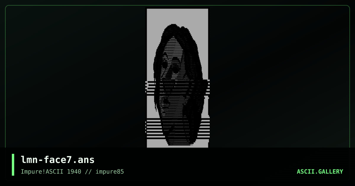 face7, by lavaramano, 2023