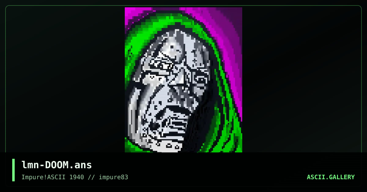 DOOM, by lavaramano, 2022