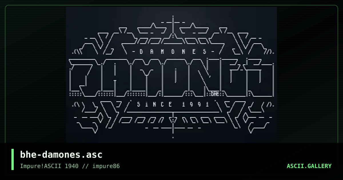 bhe-damones.asc, by boheme, 2024