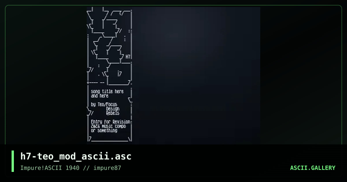 h7-teo_mod_ascii.asc, by h7, 2024