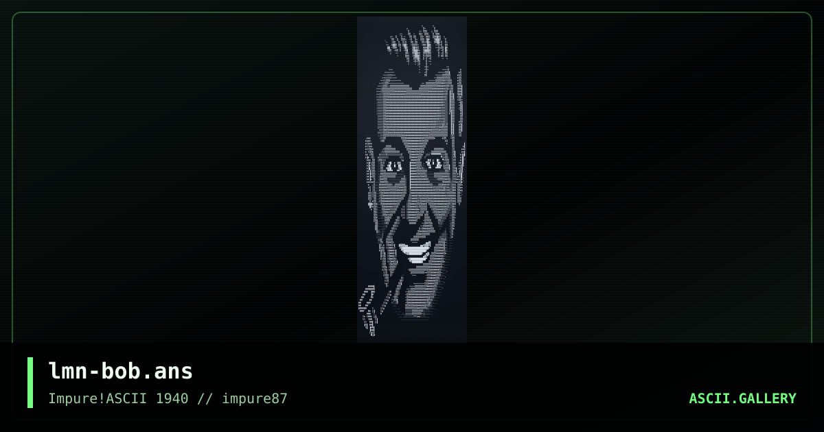 praise "bob", by lavaramano, 2024