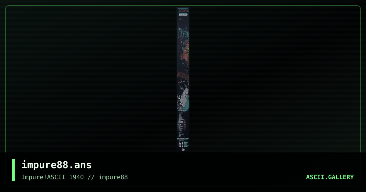 impure88.ans, by prismate, hellbeard, 2024
