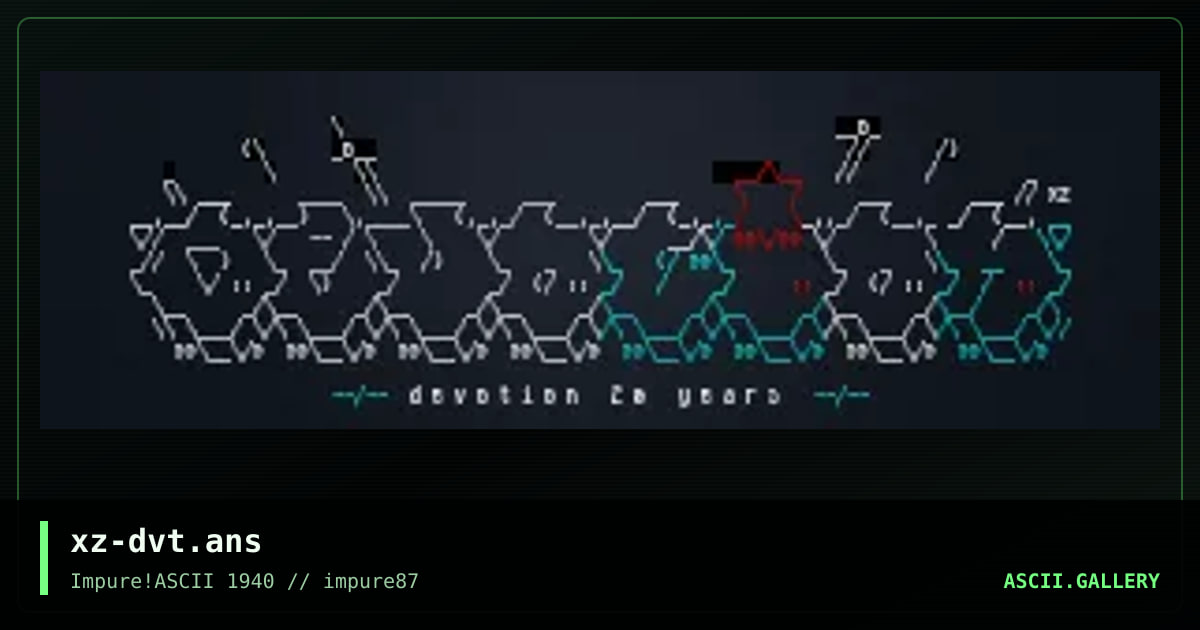 xz-dvt.ans, by hellbeard, 2024