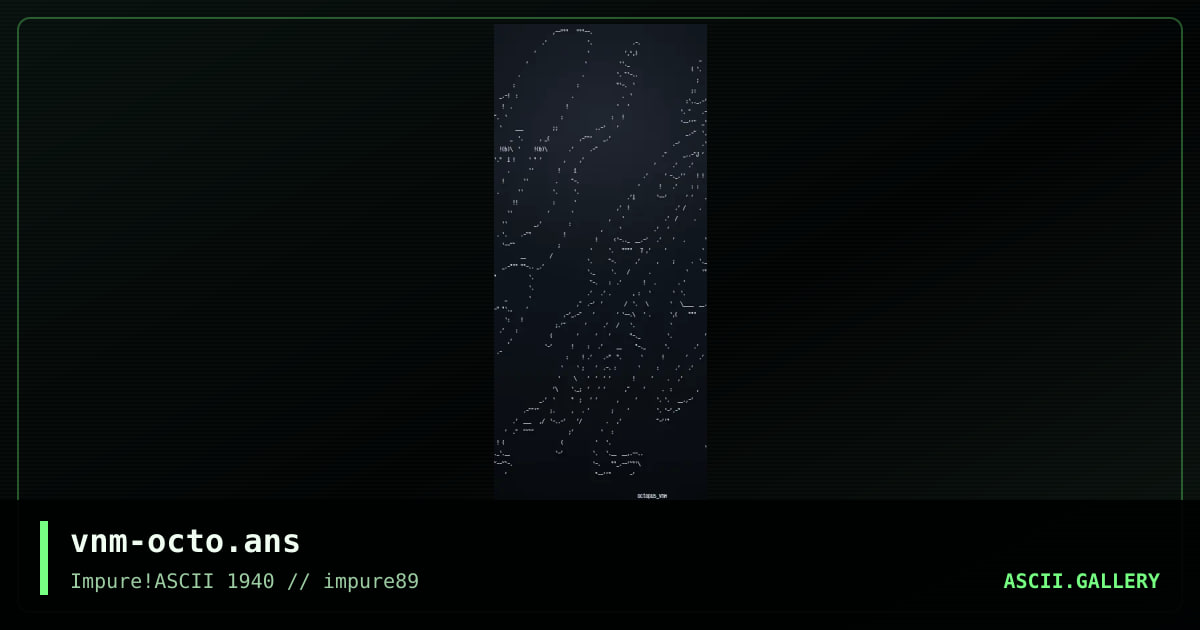octopus, by venam, 2025