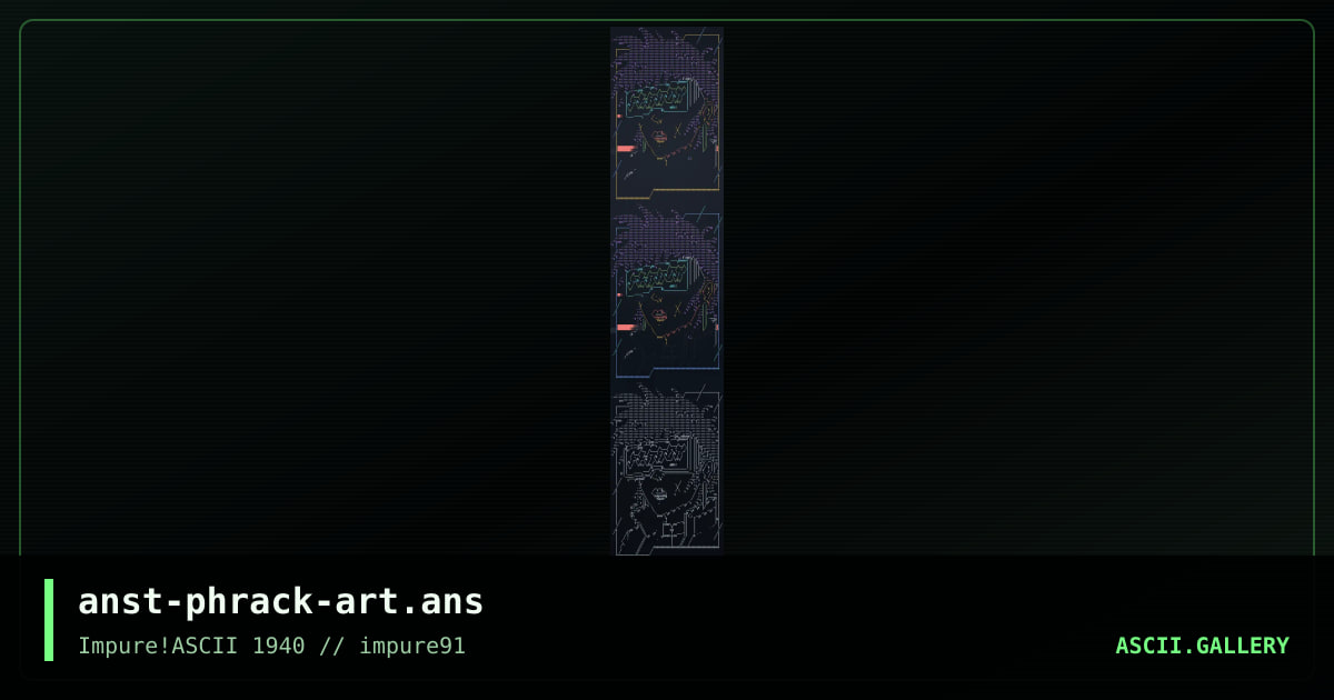 Phrack Art, by anachronist, 2025