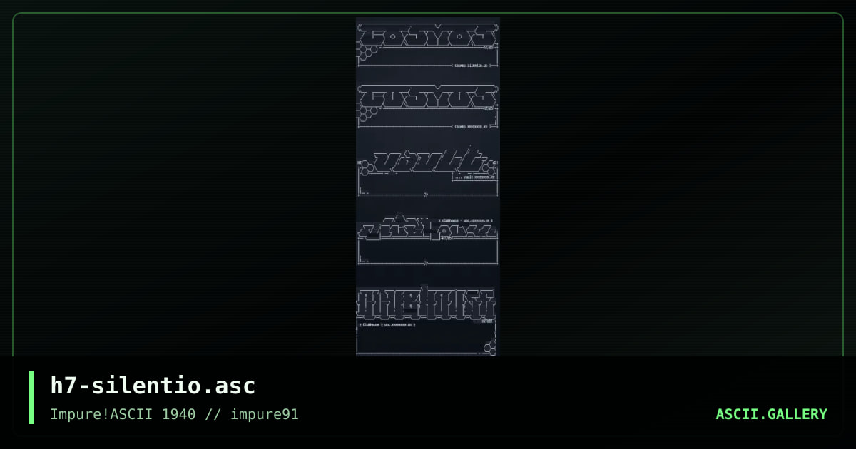h7-silentio.asc, by h7, 2025