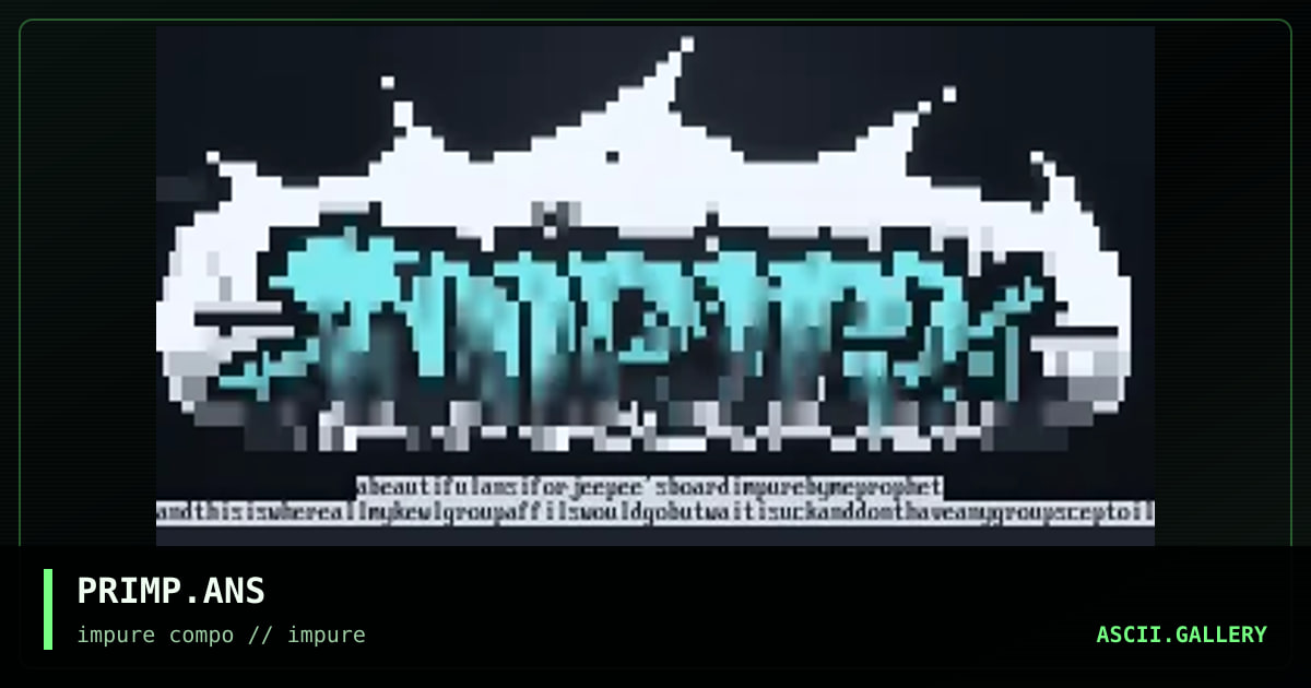 PRIMP.ANS, by prophet, 1996