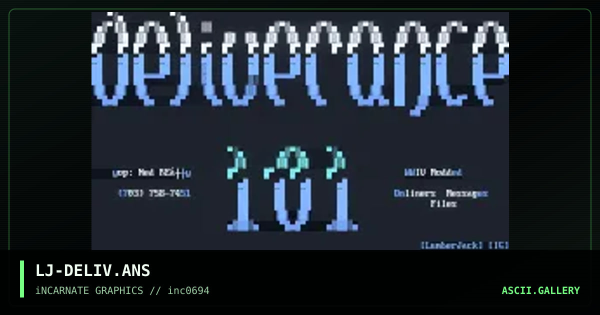 LJ-DELIV.ANS, by lumberjack, 1994