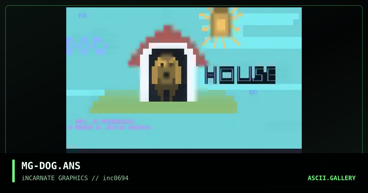 MG-DOG.ANS, by muthergoose, 1994