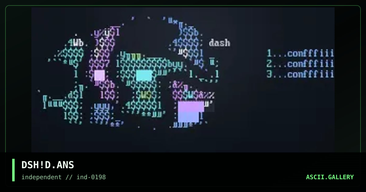 DSH!D.ANS, by dash, 1997