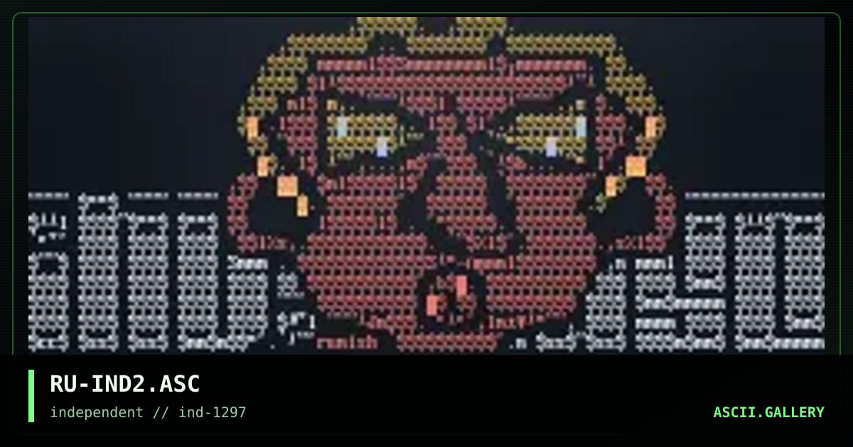 RU-IND2.ASC, by rumish, 1997