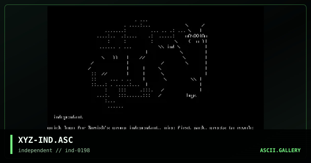 XYZ-IND.ASC, by xyz, 1997
