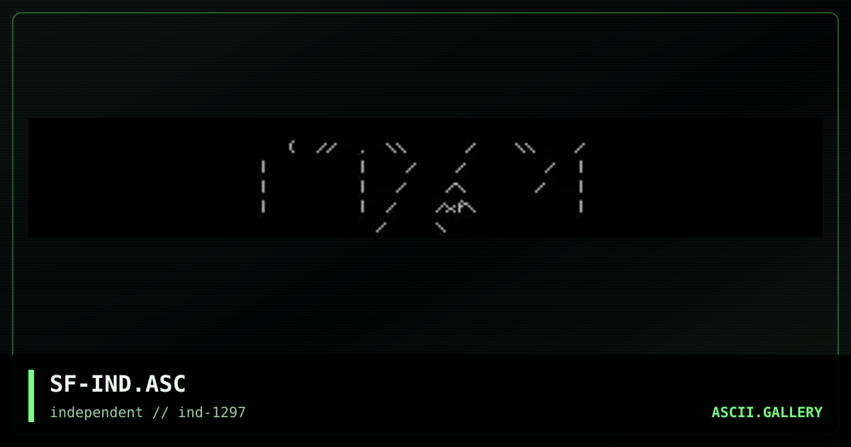 SF-IND.ASC, by shanifer, 1997