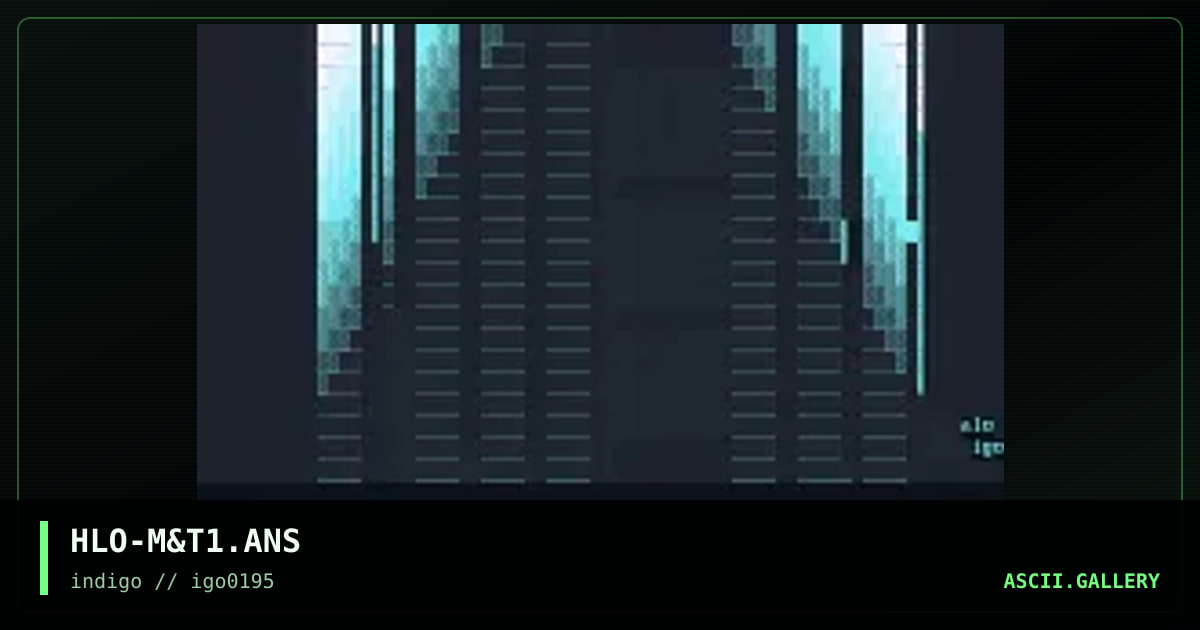 HLO-M&T1.ANS, by halo, 1995