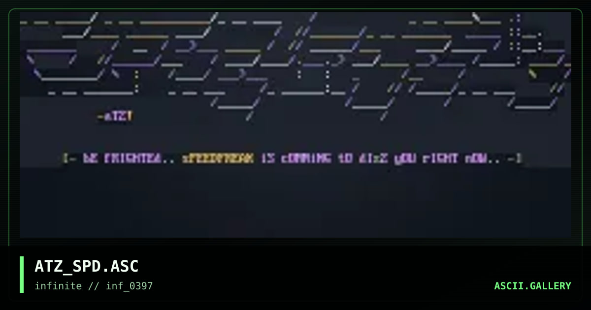 speedfreak, by atomizer, 1997