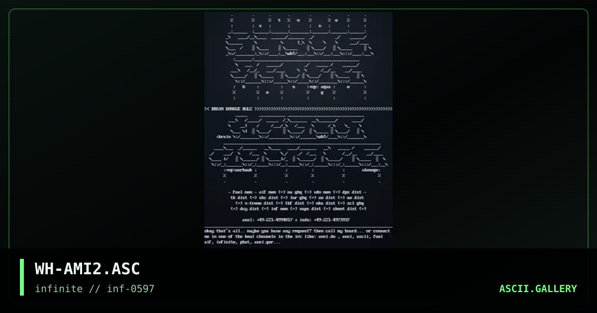 ami/x colly #2, by warhawk, 1997