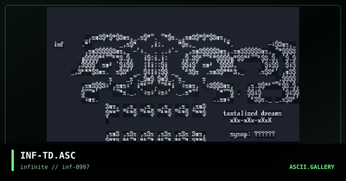 tantalized dreams, by infect, 1997