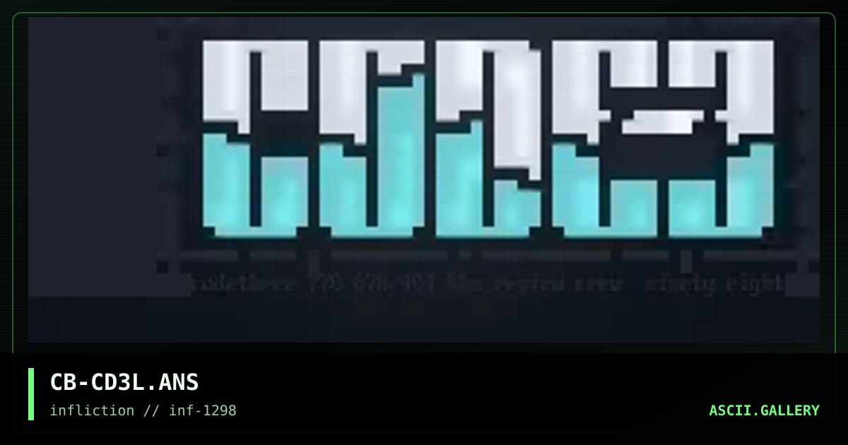 CB-CD3L.ANS, by cubeblue, 1998